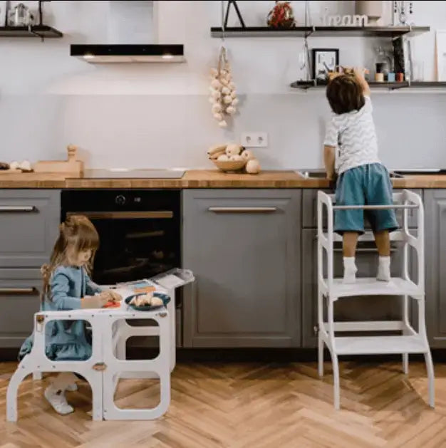 Kaip Montessori bokštelis skatina ugdymą namuose?