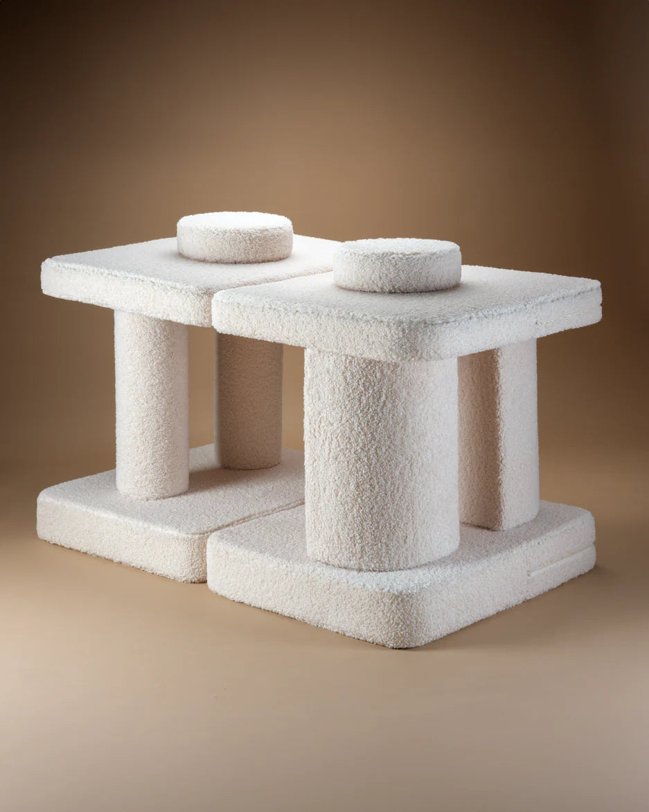 WIGIWAMA vaikiška sofa Cream White Settee