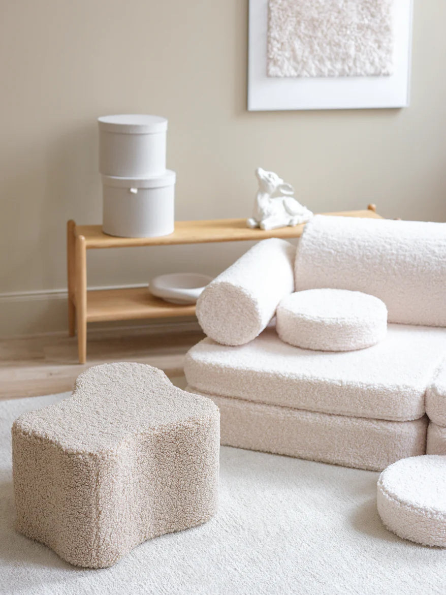 WIGIWAMA vaikiška sofa Cream White Settee