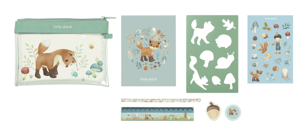 Little Dutch kanceliarinis rinkinys FOREST FRIENDS