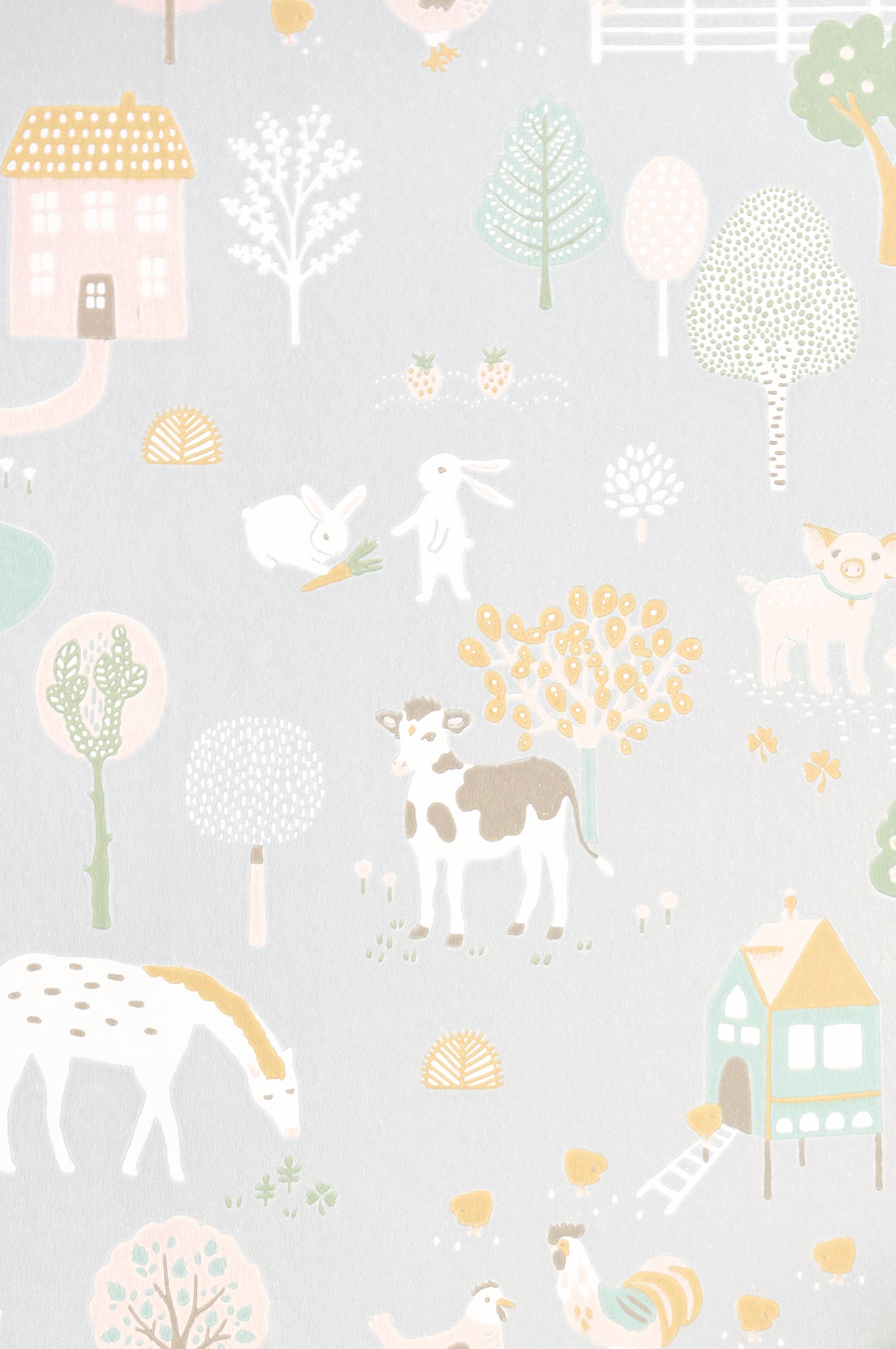 Majvillan tapetai MY FARM SOFT GREY
