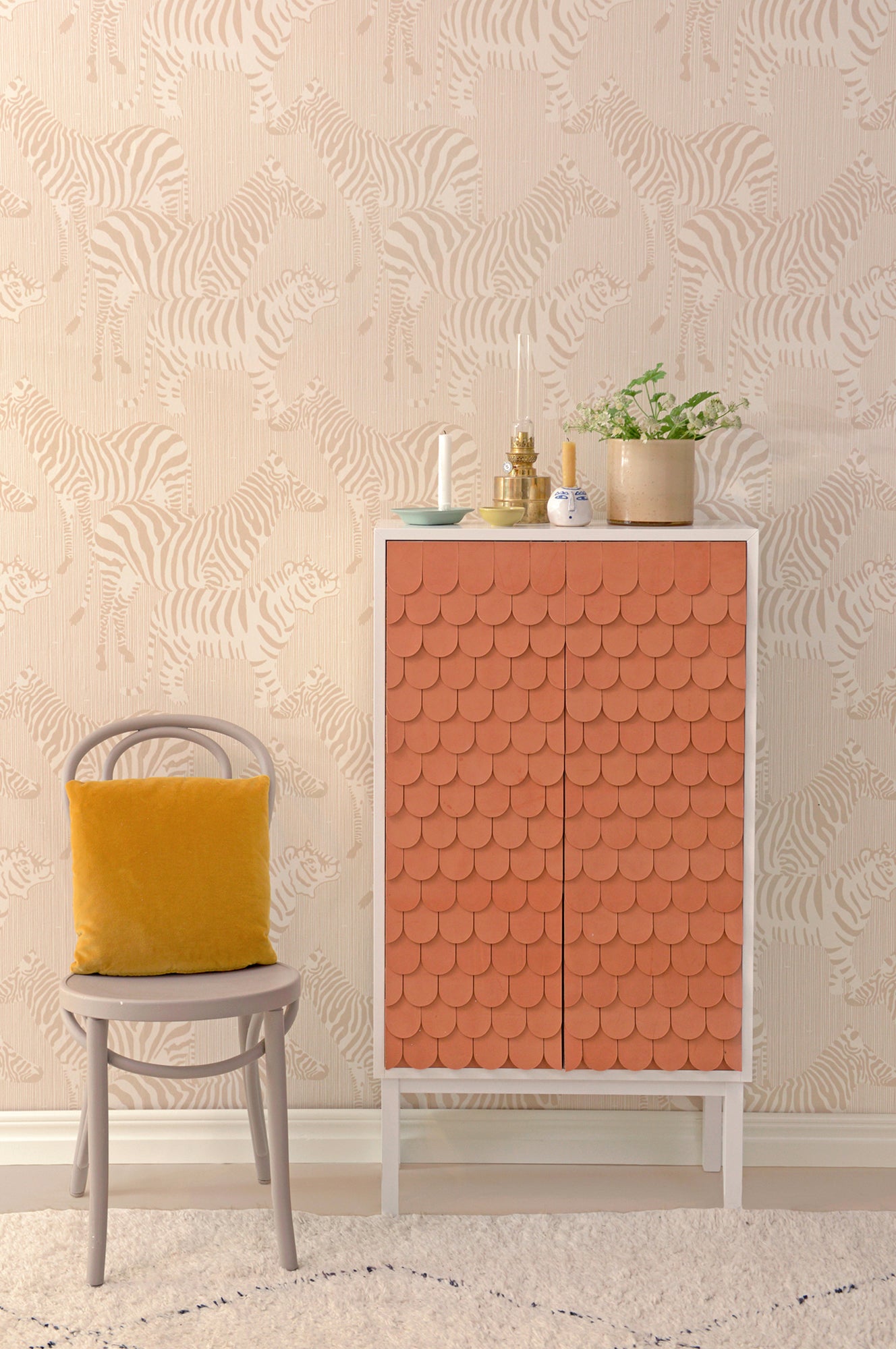 Majvillan tapetai SAFARI STRIPES DUSTY BEIGE