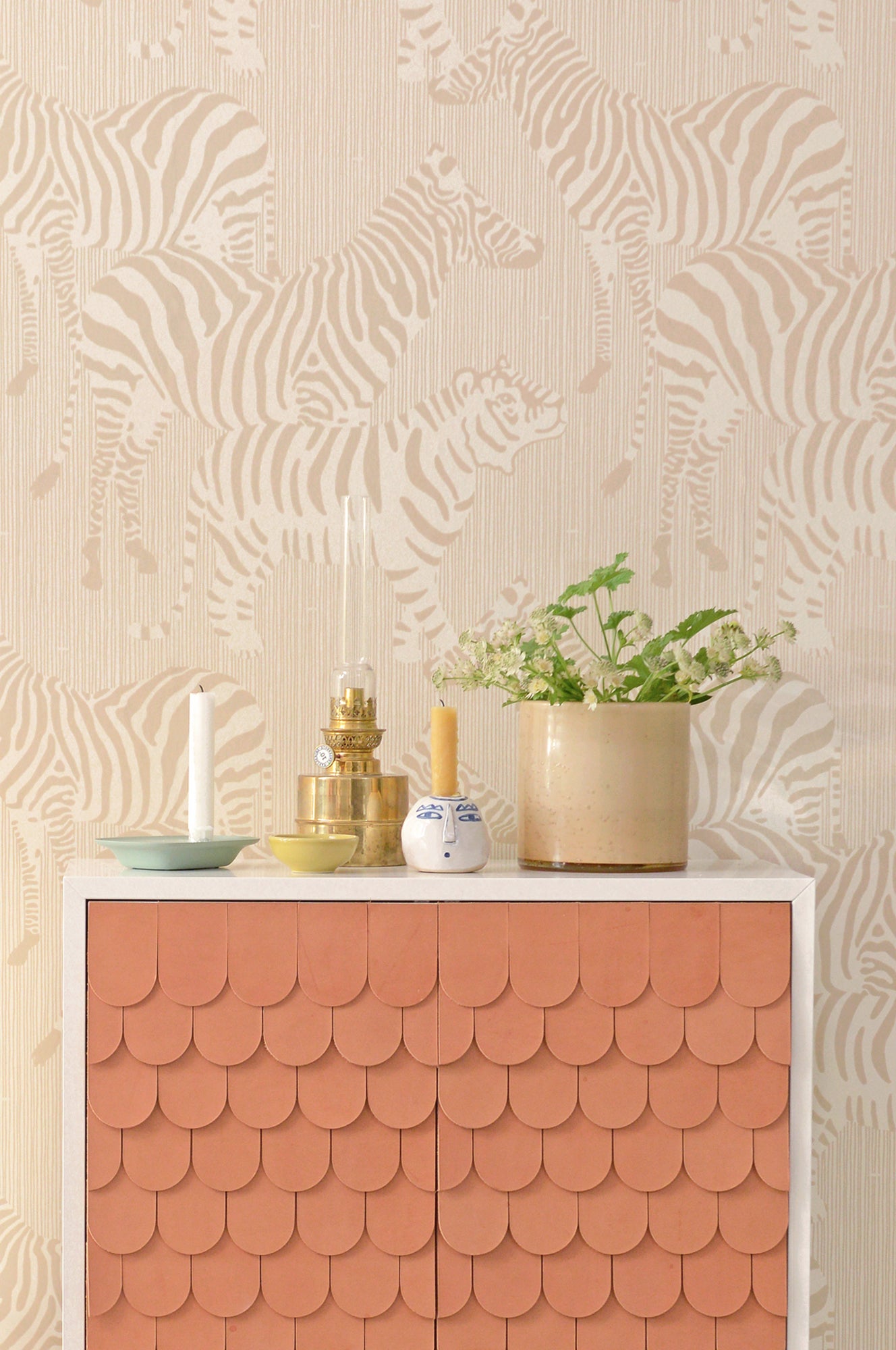 Majvillan tapetai SAFARI STRIPES DUSTY BEIGE