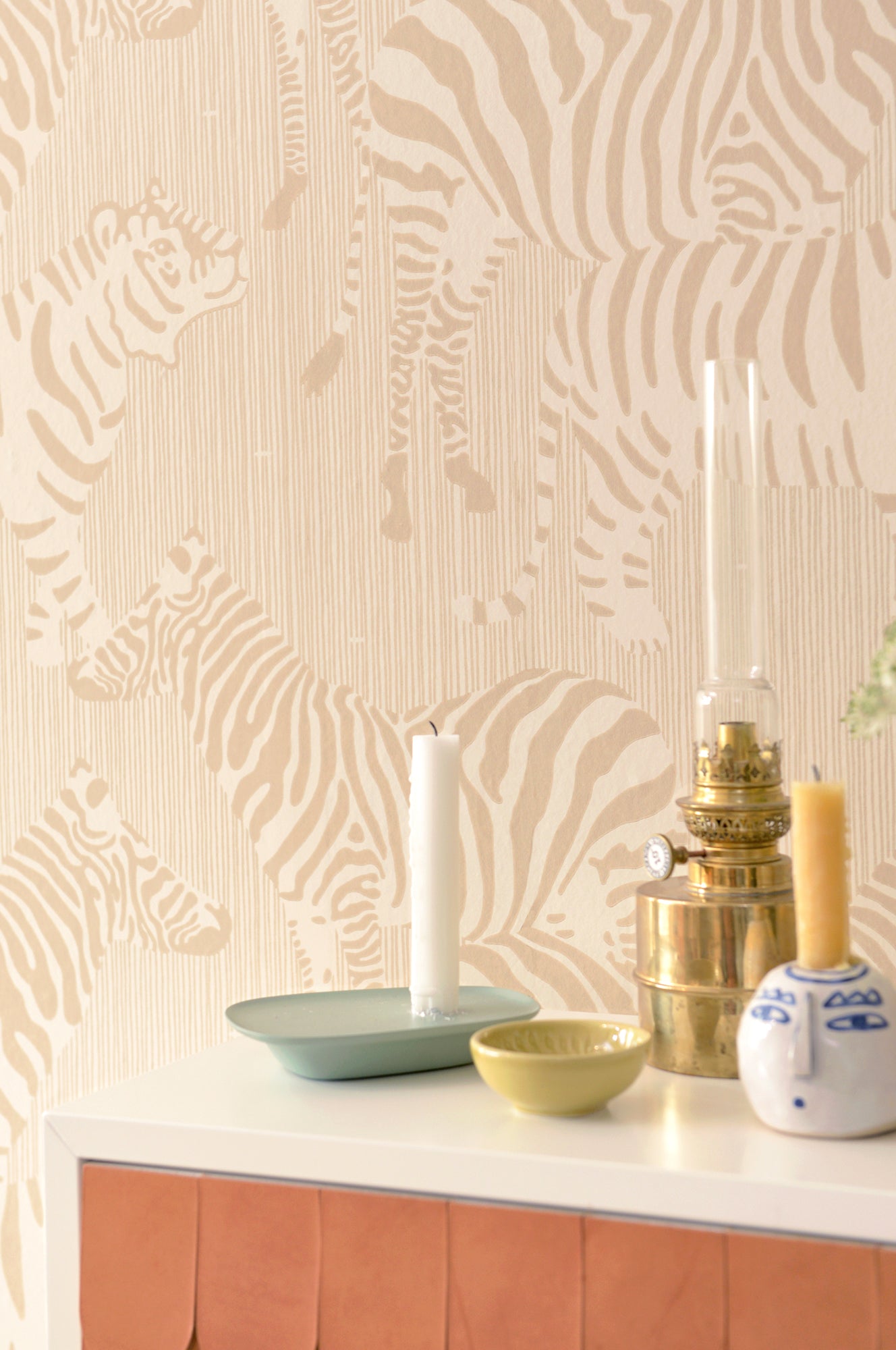 Majvillan tapetai SAFARI STRIPES DUSTY BEIGE