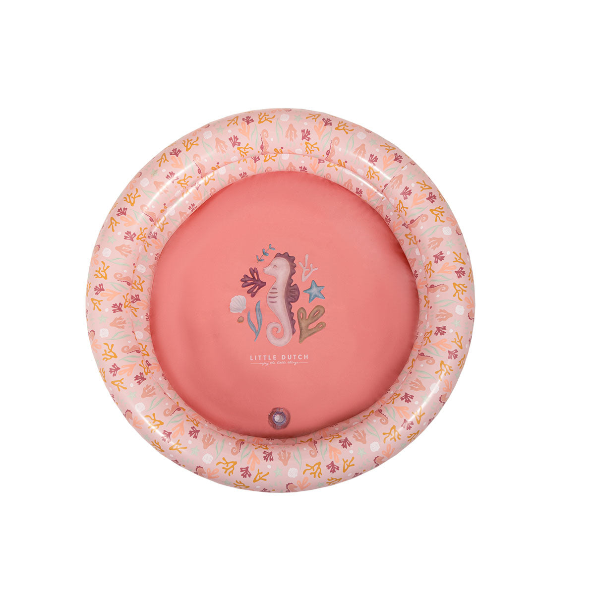 Little Dutch Pripučiamas baseinas OCEAN DREAMS PINK, 80cm