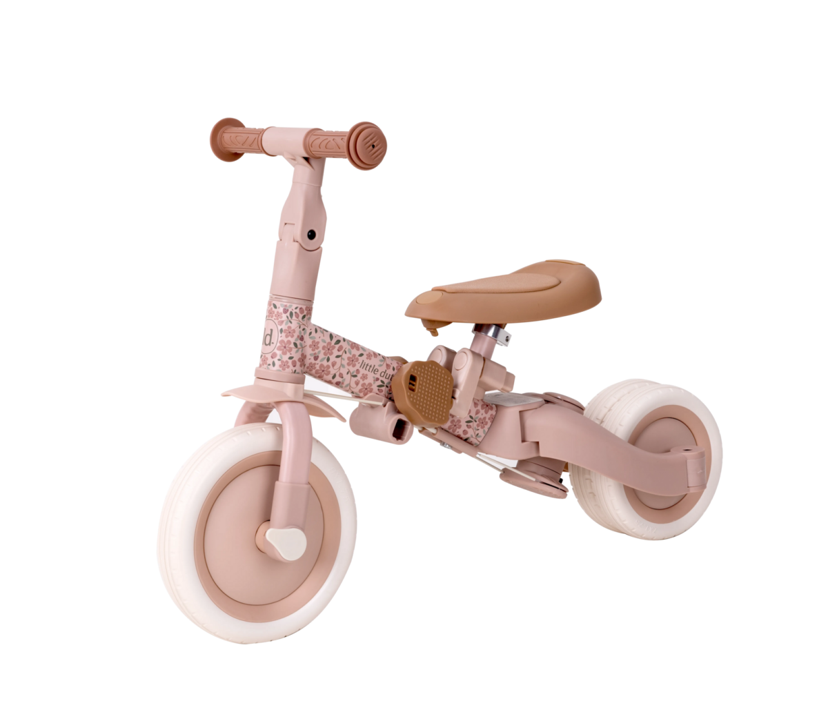 Little Dutch 4 in 1 triratukas su rankena FAIRY FLORAL