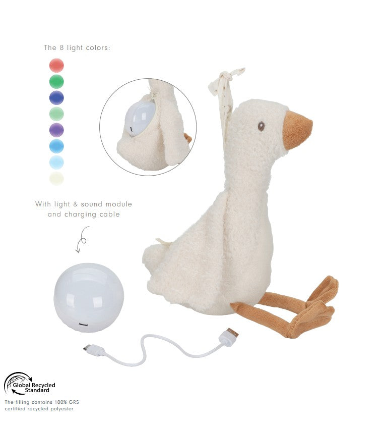 Little Dutch žąsytė su garsu ir šviesa NEWBORN NATURALS