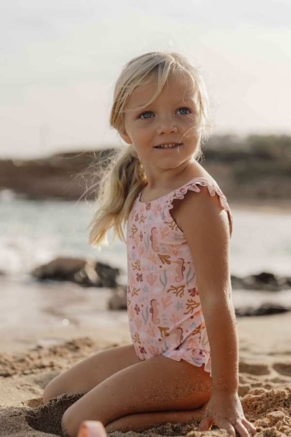 Little Dutch maudymosi kostiumėlis OCEAN DREAMS PINK