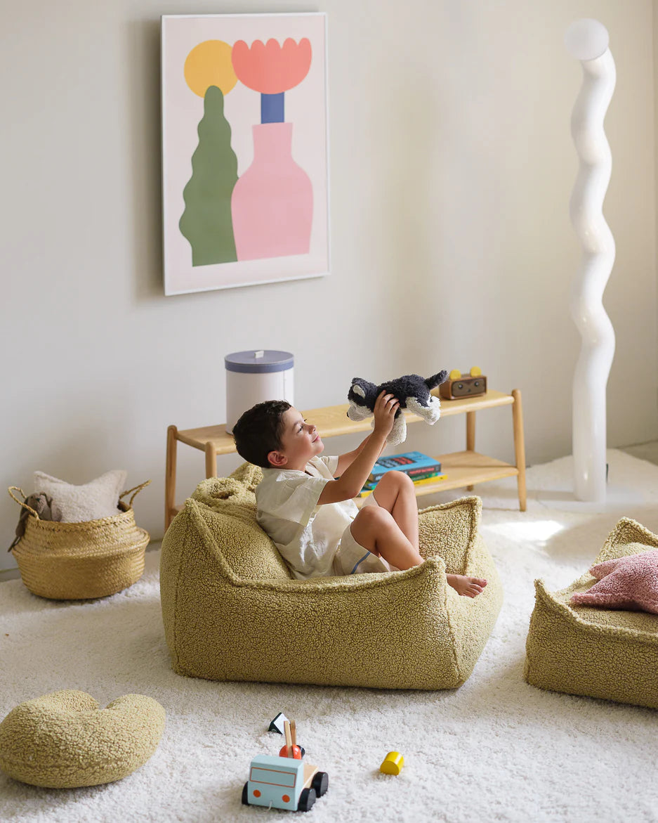 WIGIWAMA vaikiškas sėdmaišis Matcha Beanbag