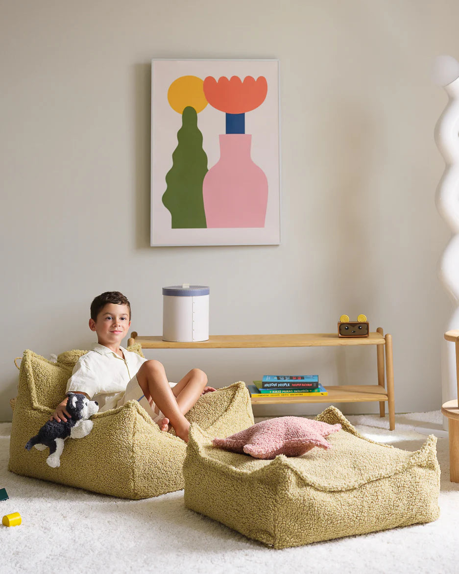 WIGIWAMA vaikiškas sėdmaišis Matcha Beanbag