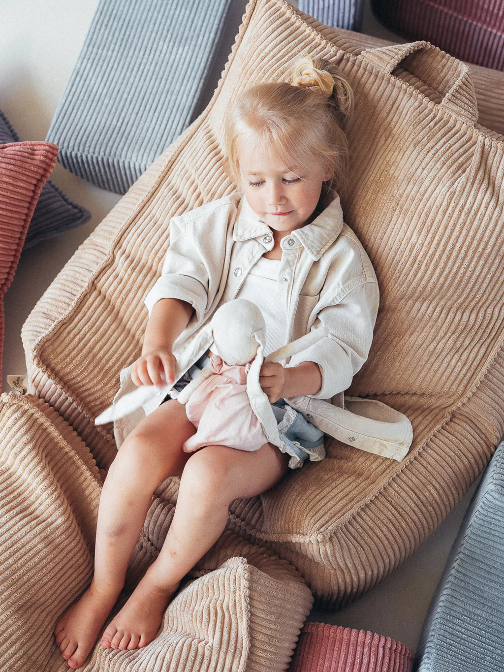 WIGIWAMA vaikiškas sėdmaišis Brown Sugar Beanbag
