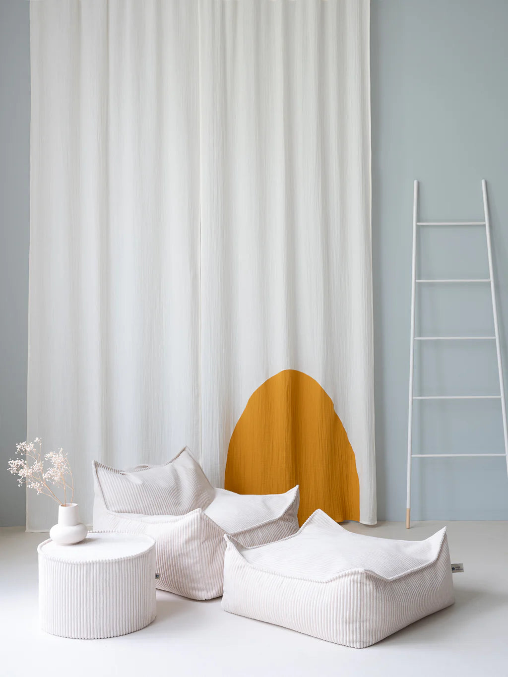 WIGIWAMA apvalus pufas Marshmallow