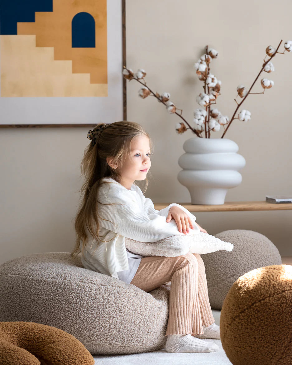 WIGIWAMA apvalus pufas Biscuit Ottoman