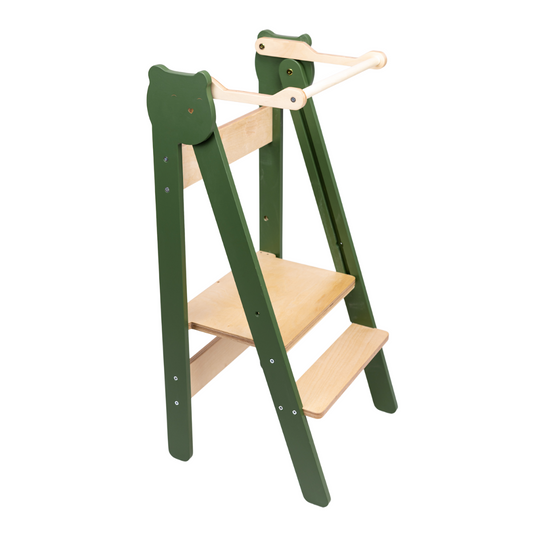 Sulankstomas Montessori bokštelis, žalias