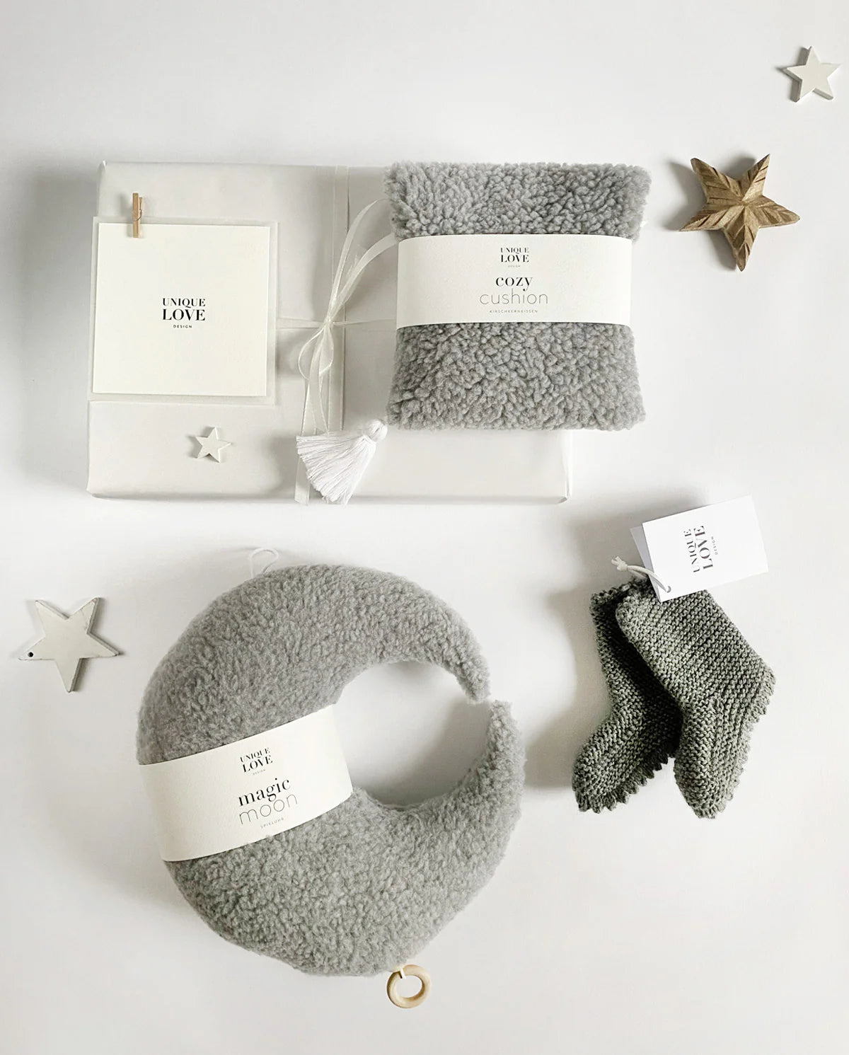 Dovana naujagimiui COZY GRAY