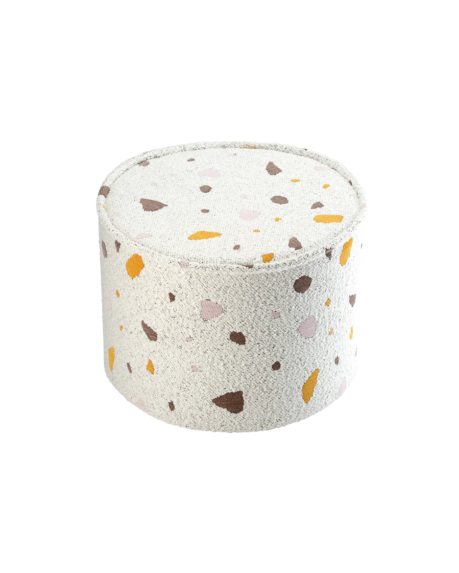 WIGIWAMA apvalus pufas Terrazzo Marble