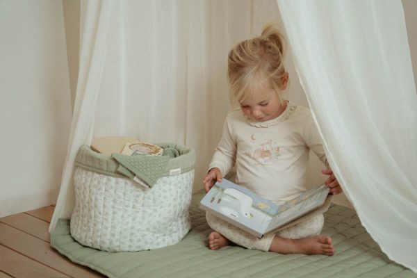 Little Dutch patalynės komplektas BLUEBERRY LEAVES, 110×140 cm + 40×60cm