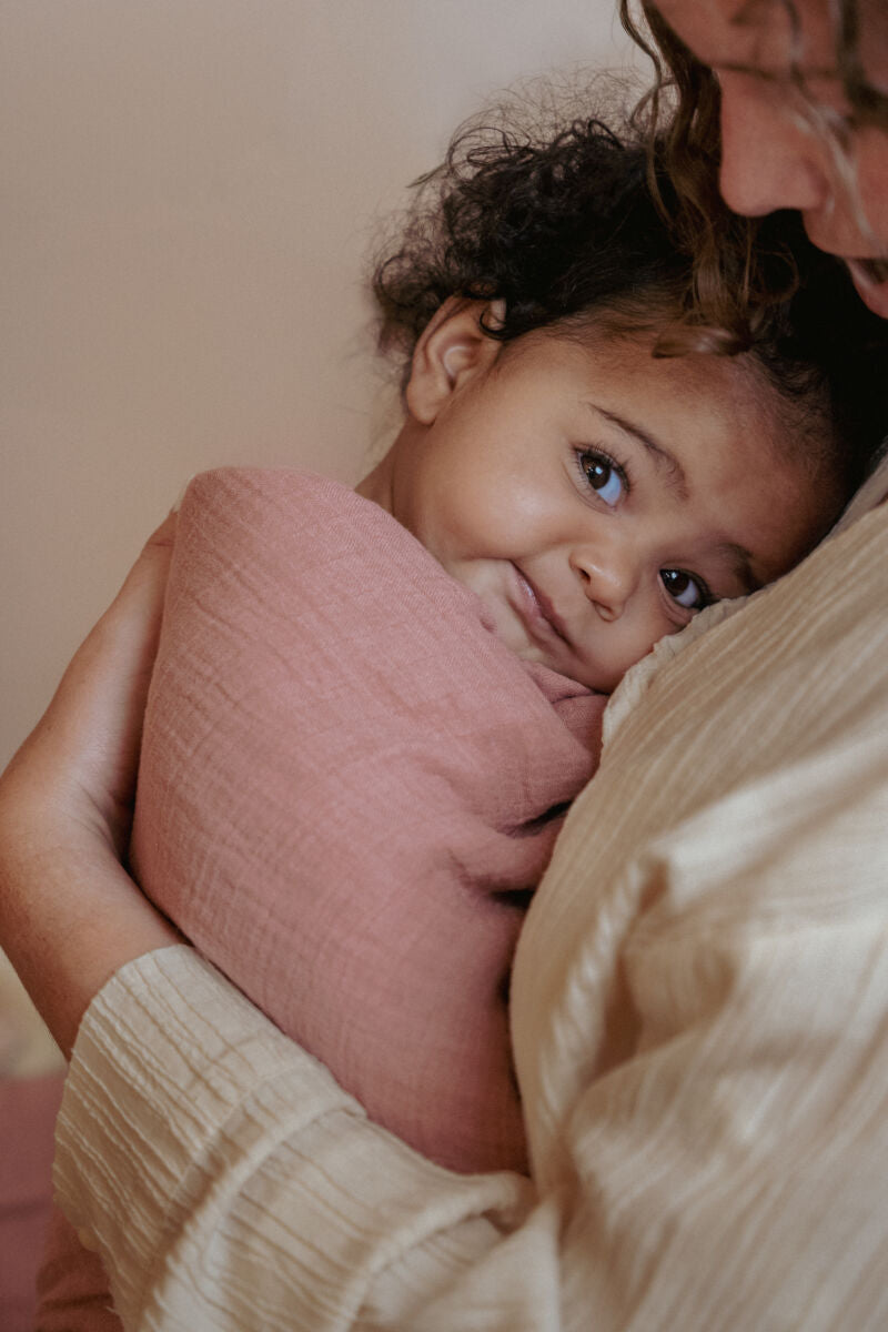 Little Dutch muslino vystyklai Pure Pink Blossom 120 x 120 cm