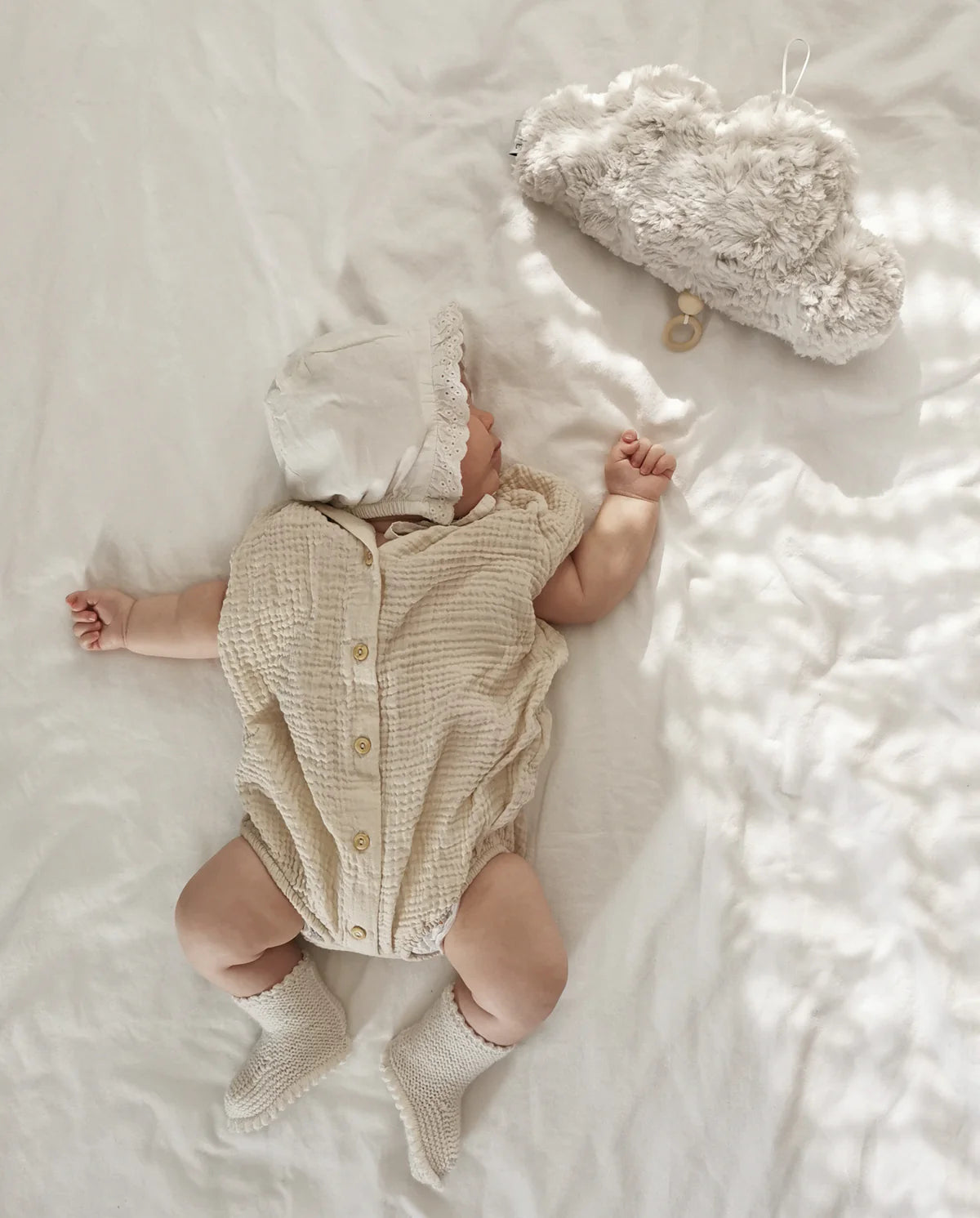 Dovana naujagimiui COZY WHITE