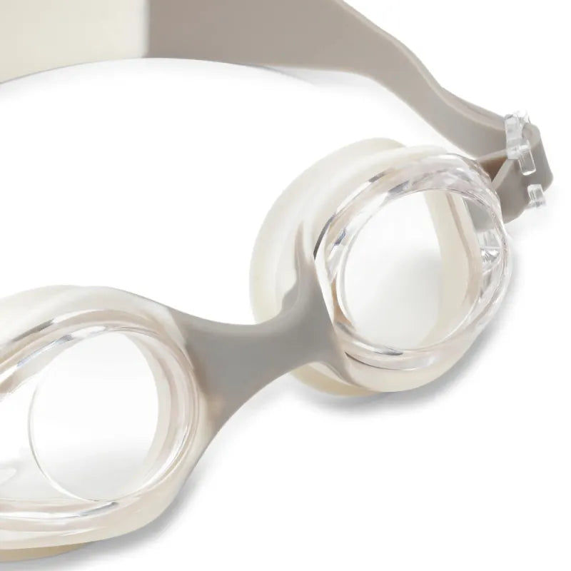 Balti plaukimo akiniai vaikams (3-8 m.)