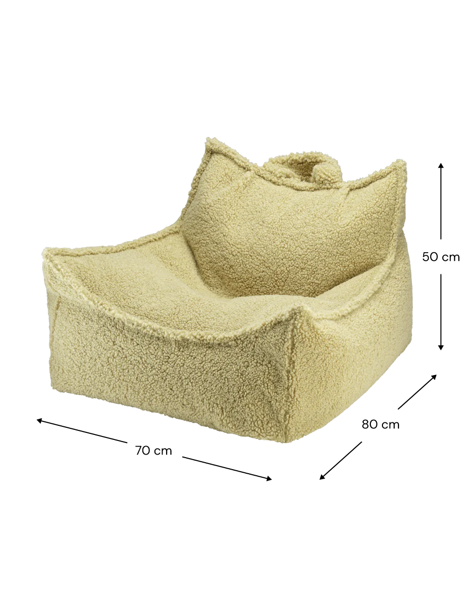 WIGIWAMA vaikiškas sėdmaišis Matcha Beanbag