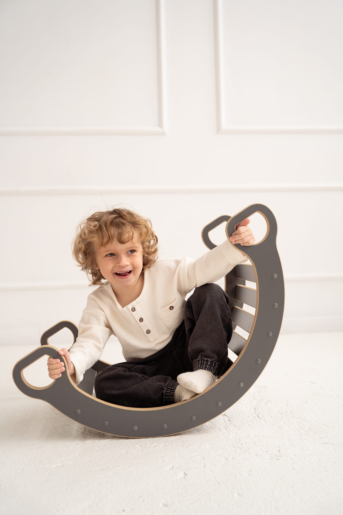 Montessori sūpynės SMALL GREY