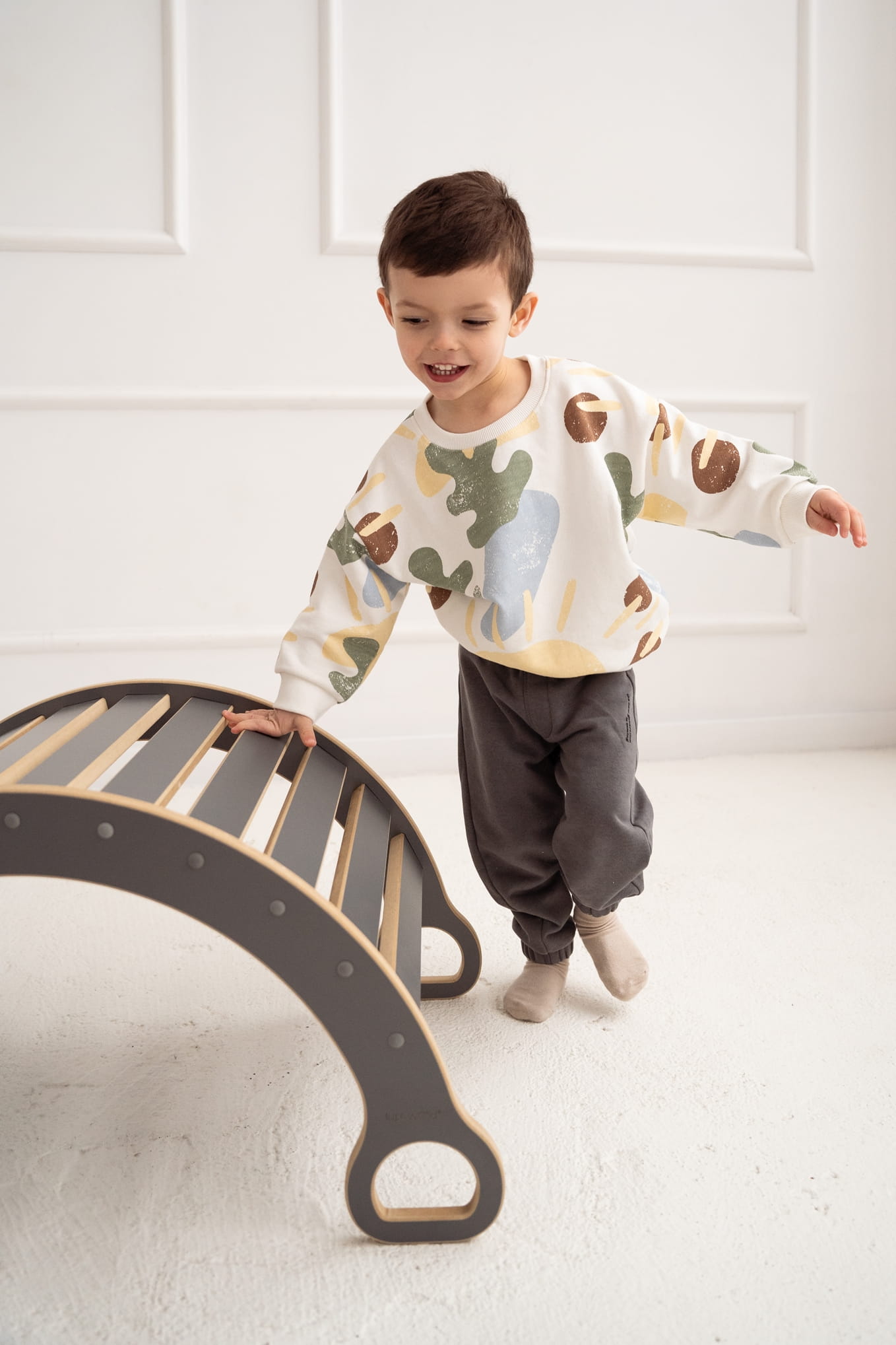 Montessori sūpynės SMALL GREY