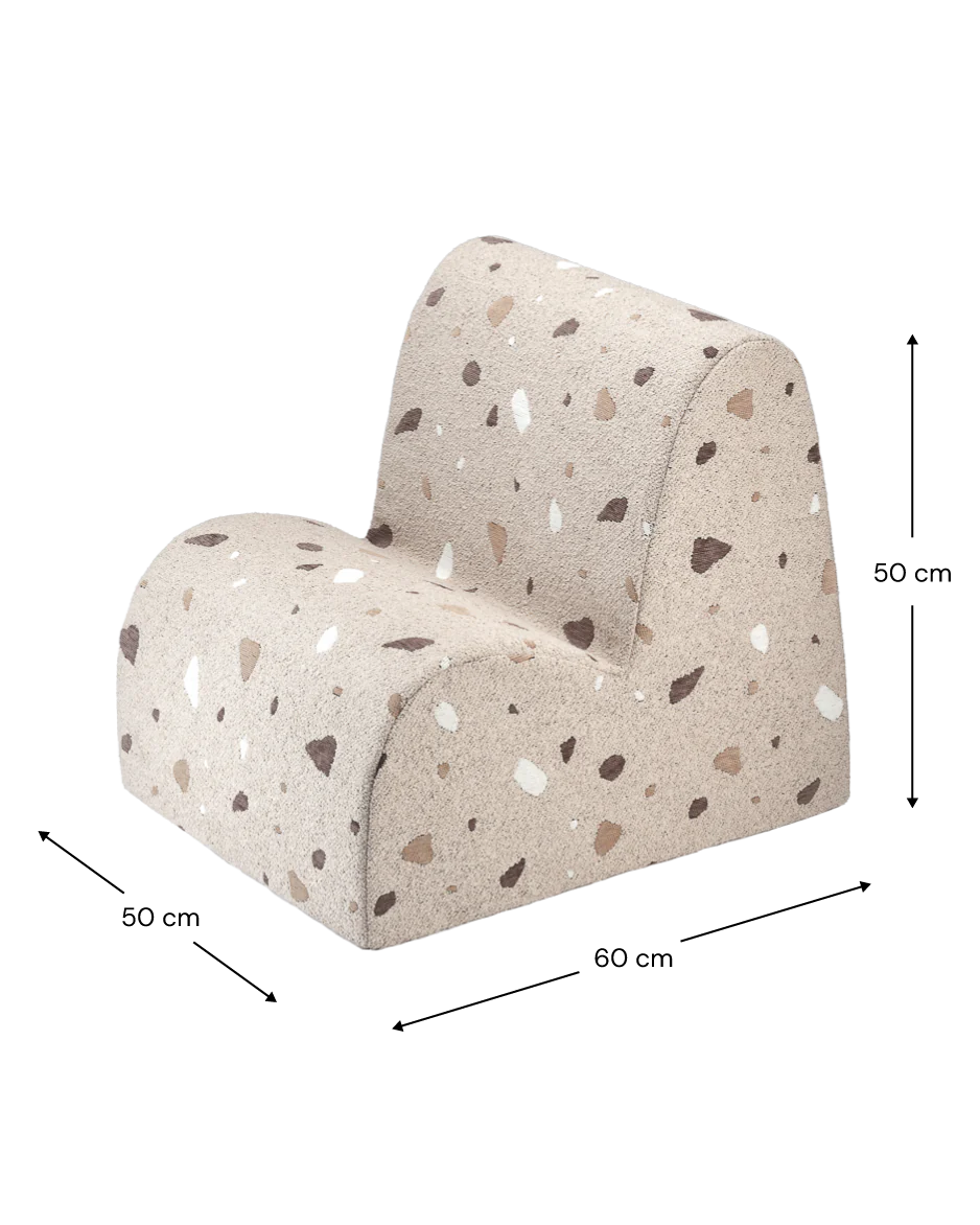 WIGIWAMA krėslas Cloud Terrazzo Sand