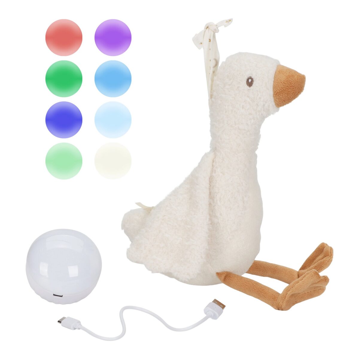 Little Dutch žąsytė su garsu ir šviesa NEWBORN NATURALS