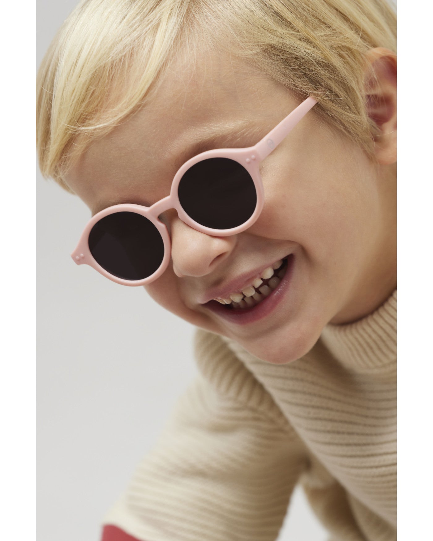 IZIPIZI Akiniai nuo saulės vaikams Kids+ SUN 3-5 metai #D PASTEL PINK