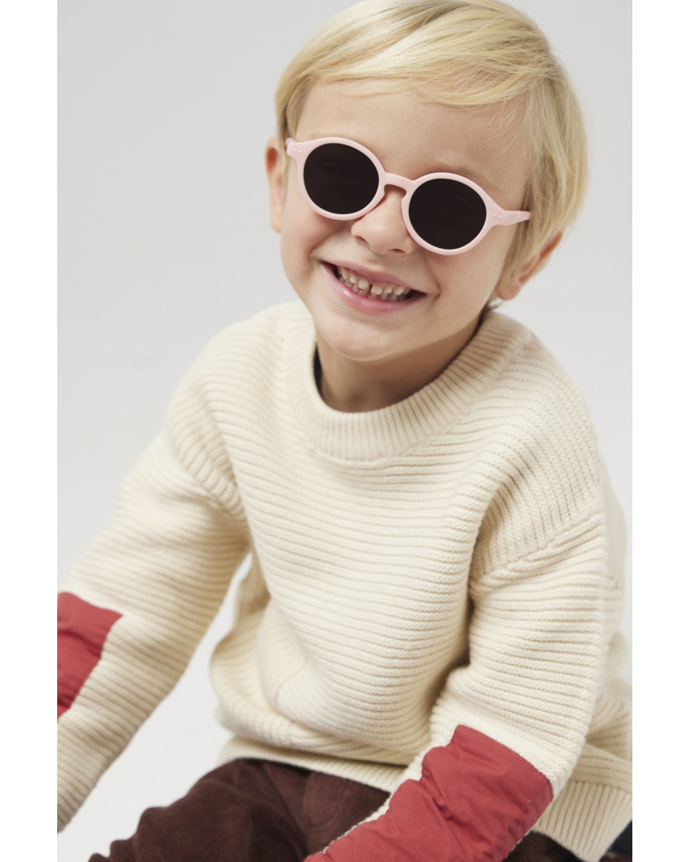 IZIPIZI Akiniai nuo saulės vaikams Kids+ SUN 3-5 metai #D PASTEL PINK