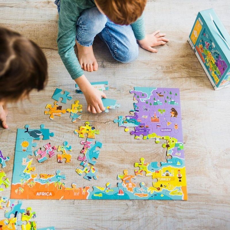 Dėlionė vaikams Europos žemėlapis (100 det.)