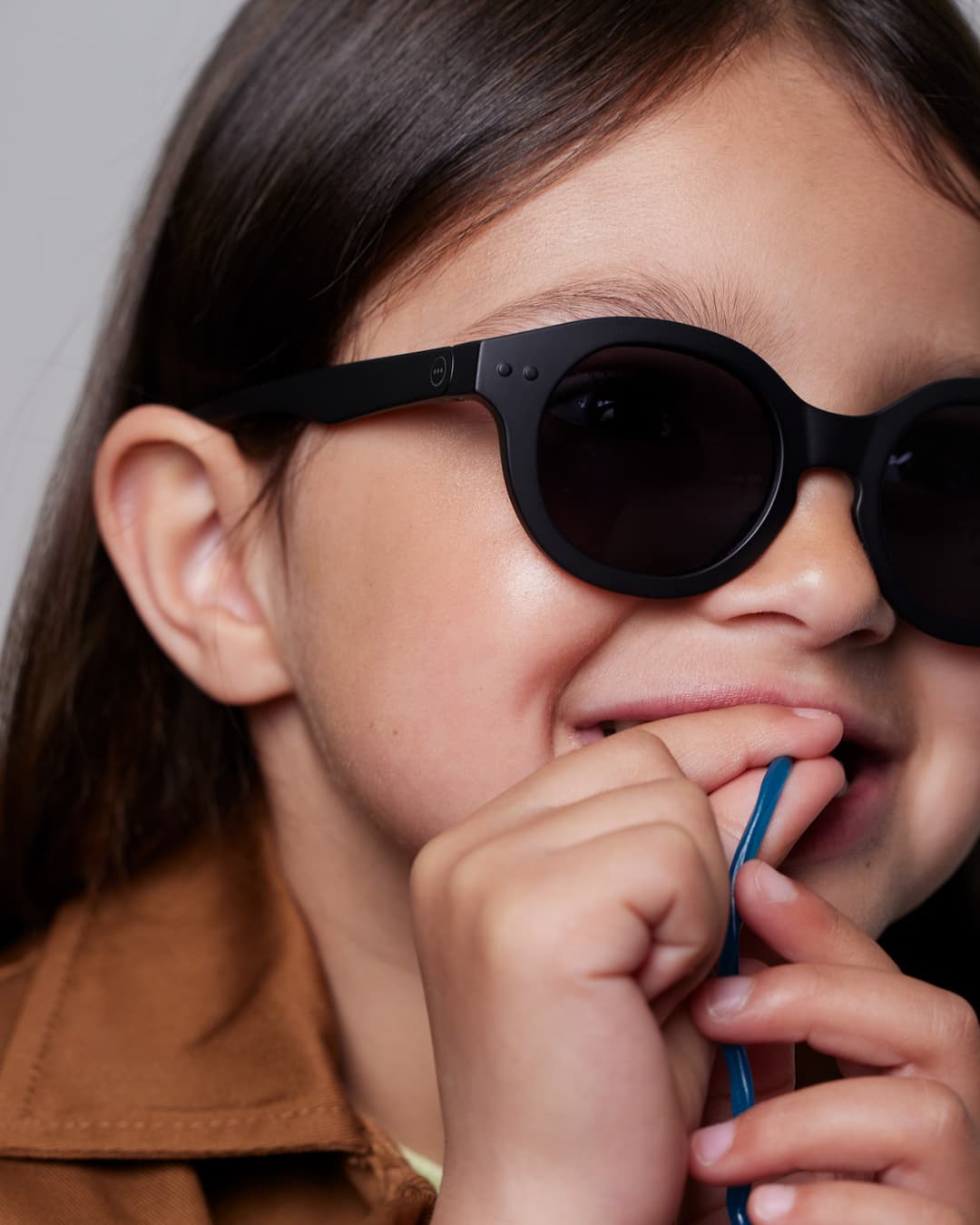 IZIPIZI Akiniai nuo saulės vaikams Kids+ SUN 3-5 metai #C BLACK