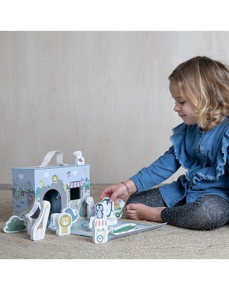 Little Dutch Nešiojamas zoologijos sodas lagamine