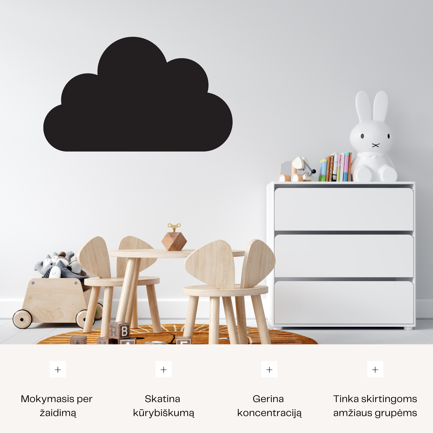 Magnetinė lenta DEBESĖLIS