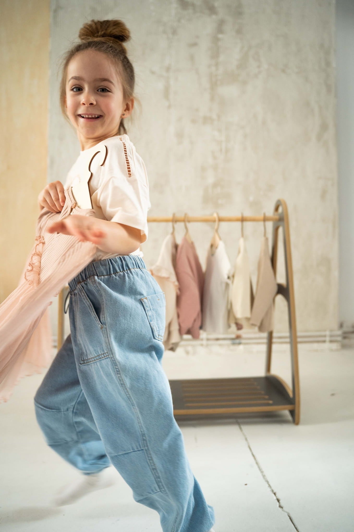 Montessori drabužių spinta MINI GREY