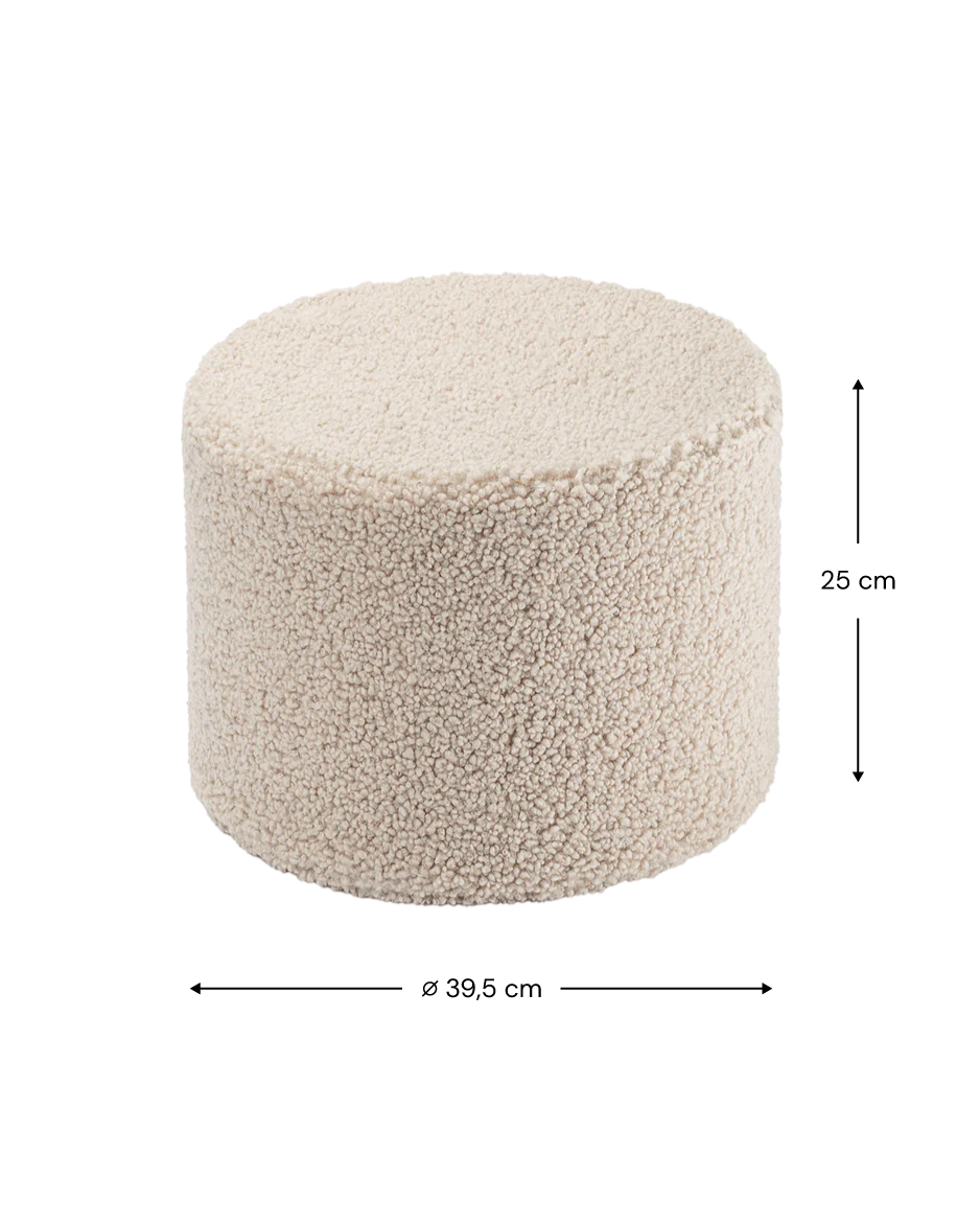 WIGIWAMA apvalus pufas Biscuit