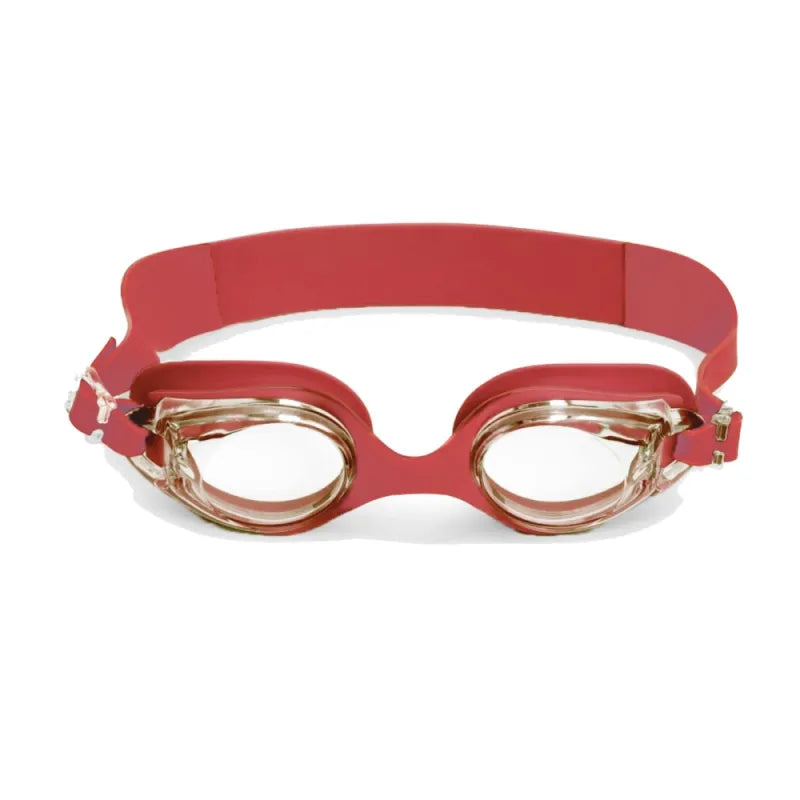 Raudoni plaukimo akiniai vaikams (3-8 m.)