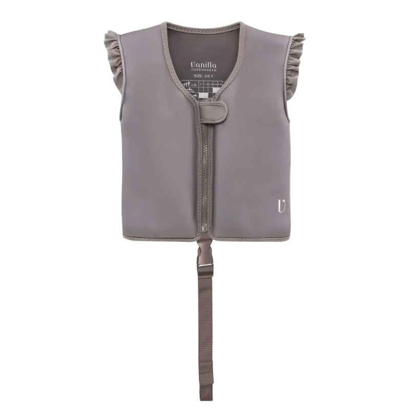 Ruda plaukimo liemenė mergaitėms Gulbė (1-8 m.)