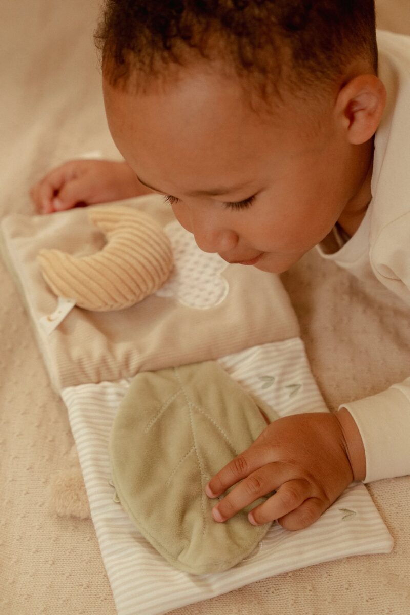 Little Dutch minkšta žaidimų knyga NEWBORN NATURALS