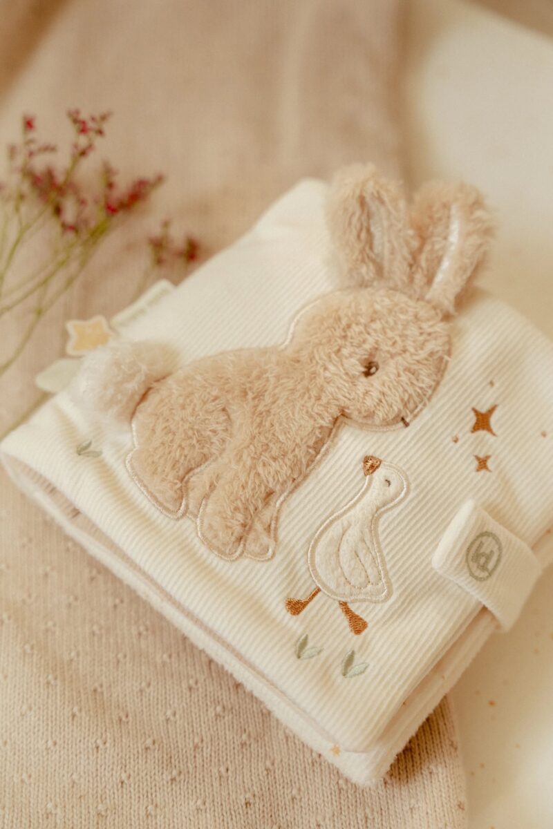 Little Dutch minkšta žaidimų knyga NEWBORN NATURALS