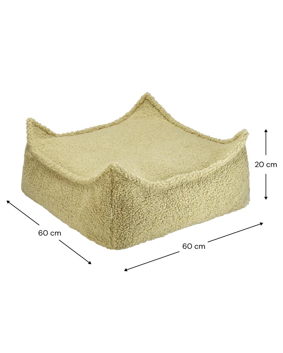 WIGIWAMA kvadratinis pufas Matcha