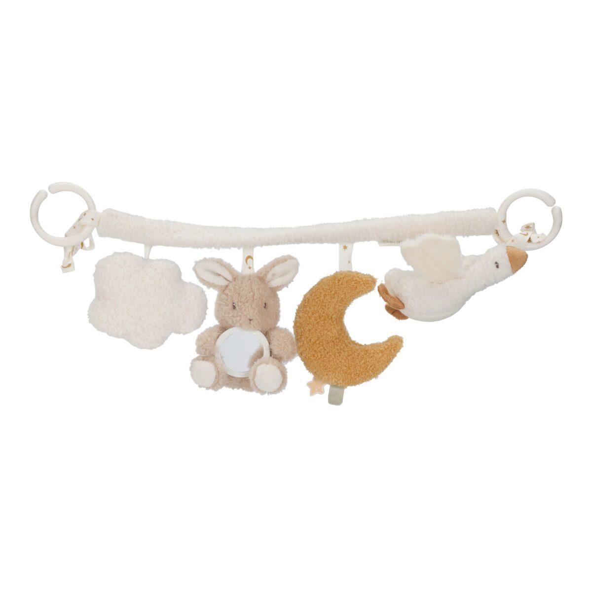 Little Dutch žaislų grandinėlė vežimėliui NEWBORN NATURALS