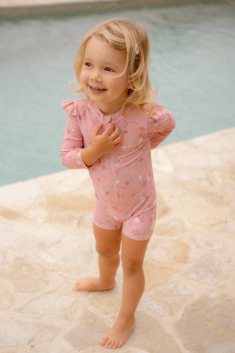 Little Dutch Maudymosi kostiumėlis ilgomis rankovėmis OCEAN TREASURES