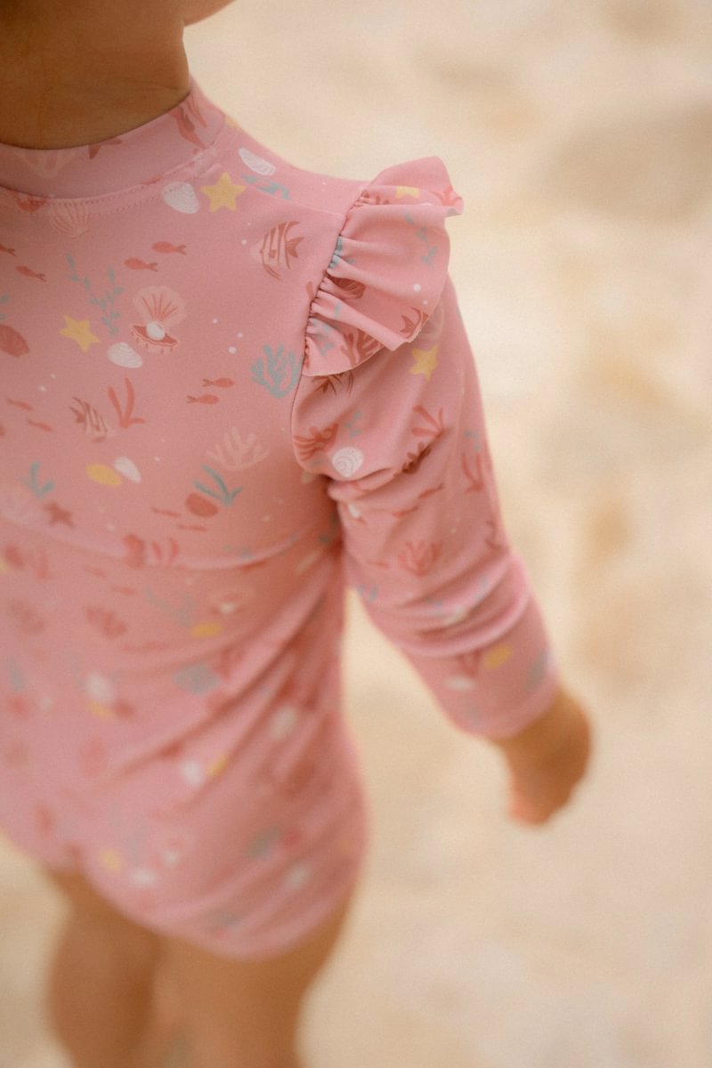 Little Dutch Maudymosi kostiumėlis ilgomis rankovėmis OCEAN TREASURES