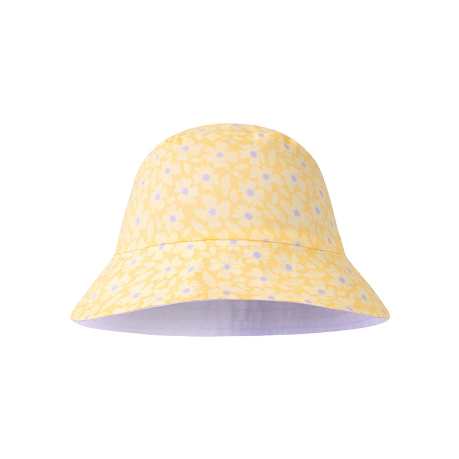Dvipusė kepurė nuo saulės FLORISH YELLOW