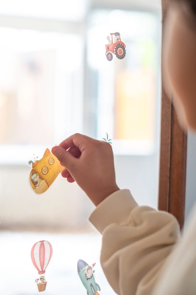 Langų lipdukai "Jim and Friends"