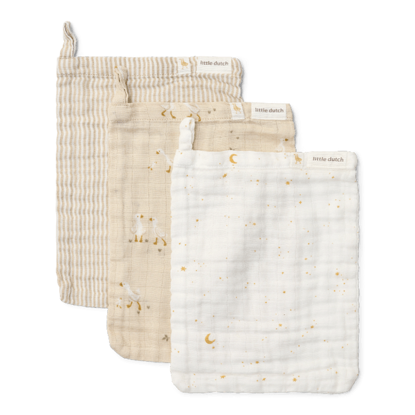 Little Dutch 3 merliukų rinkinys iš muslino LITTLE GOOSE