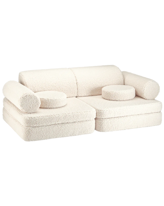 WIGIWAMA vaikiška sofa Cream White Settee