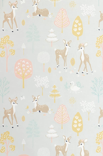 Majvillan tapetai GOLDEN WOODS SOFT GREY